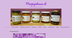 Desktop Screenshot of marjogateaux.ch